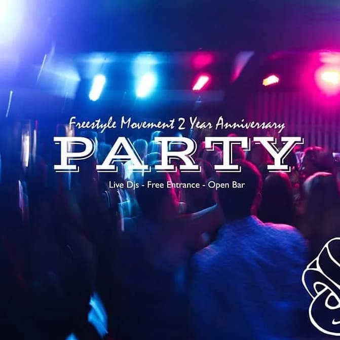 Freestyle Movement Anniversary Party event artwork
