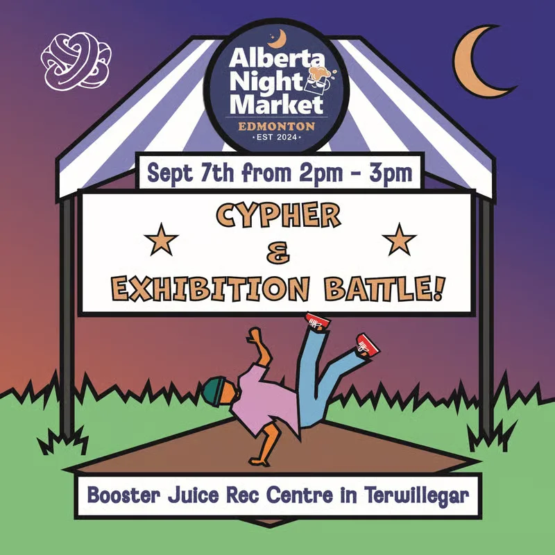 Alberta Night Market Cypher event artwork