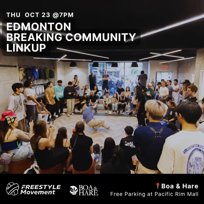 Breaking Community Linkup event artwork